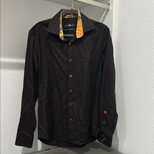 Stone Rose Black and Orange Shirt